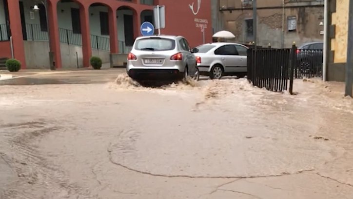 Alerta per la intensitat de pluges d'aquest dijous a la tarda